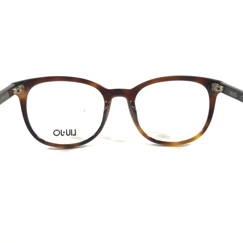 Liu Jo Eyeglasses Frames LJ2665 215 Tortoise Round Cat Eye Oversized 52-19-135